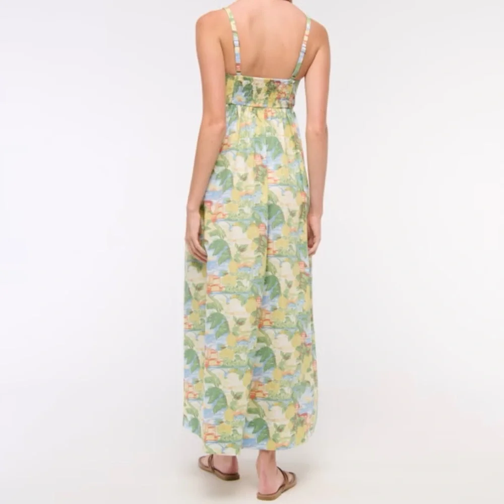 Abercrombie Sweetheart Babydoll Maxi Dress with Sweetheart Neckline